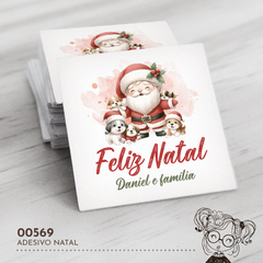 Adesivo Personalizado Natal - 00569 - comprar online