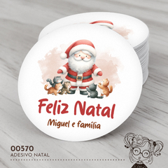 Adesivo Personalizado Natal - 00570