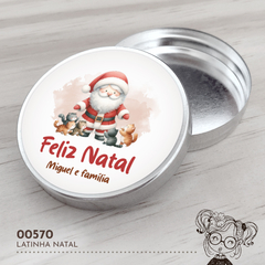 Latinha Personalizada Natal - 00570