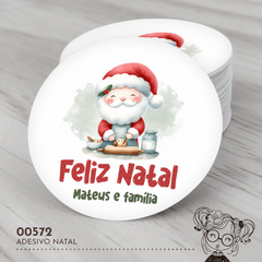 Adesivo Personalizado Natal - 00572