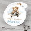 Adesivo Personalizado Ursinho Aviador - 00573