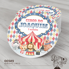 Adesivo Personalizado Circo - 00582