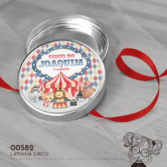 Latinha Personalizada Circo - 00582 - comprar online
