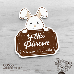 Adesivo Personalizado Páscoa - 00588