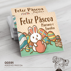 Adesivo Personalizado Páscoa - 00591 - comprar online