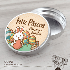 Latinha Personalizada Páscoa - 00591