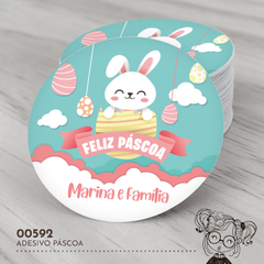 Adesivo Personalizado Páscoa - 00592
