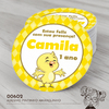 Adesivo Personalizado Pintinho Amarelinho - 00602