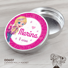 Latinha Personalizada Polly Pocket - 00607
