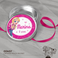 Latinha Personalizada Polly Pocket - 00607 - comprar online