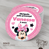 Adesivo Personalizado Minnie - 00612