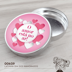 Latinha Personalizada Dia dos Namorados - 00629
