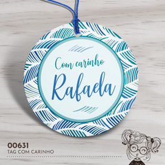 Tag Personalizada Com Carinho - 00631