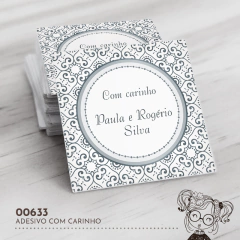 Adesivo Personalizado Com Carinho - 00633 - comprar online