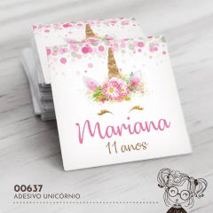 Adesivo Personalizado Unicórnio - 00637 - comprar online