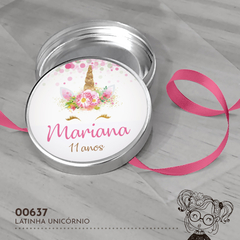 Latinha Personalizada Unicórnio - 00637 - comprar online
