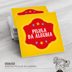 Adesivo Personalizado Pílulas da Alegria - 00650 - comprar online