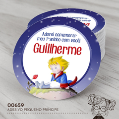 Adesivo Personalizado Pequeno Príncipe - 00659