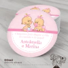 Adesivo Personalizado Gêmeas - 00661