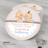 Adesivo Personalizado Gêmeos - 00662