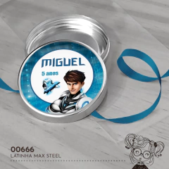 Latinha Personalizada Max Steel - 00666 - comprar online