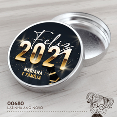 Latinha Personalizada Ano Novo - 00680