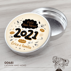 Latinha Personalizada Ano Novo - 00681
