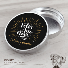 Latinha Personalizada Ano Novo - 00682