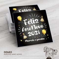 Adesivo Personalizado Ano Novo - 00683 - comprar online