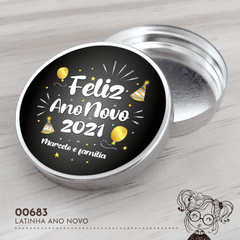 Latinha Personalizada Ano Novo - 00683