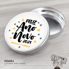 Latinha Personalizada Ano Novo - 00684