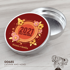 Latinha Personalizada Ano Novo - 00685