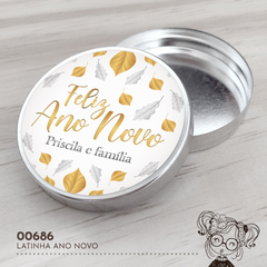 Latinha Personalizada Ano Novo - 00686