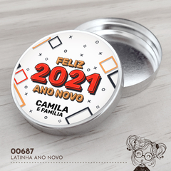Latinha Personalizada Ano Novo - 00687