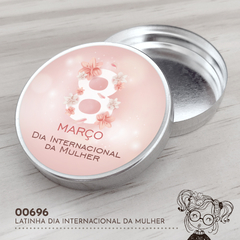 Latinha Personalizada Dia Internacional da Mulher - 00696
