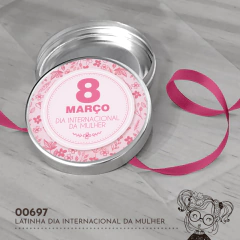 Latinha Personalizada Dia Internacional da Mulher - 00697 - comprar online