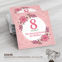 Adesivo Personalizado Dia Internacional da Mulher - 00698 - comprar online