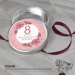 Latinha Personalizada Dia Internacional da Mulher - 00698 - comprar online
