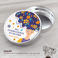 Latinha Personalizada Dia Internacional da Mulher - 00699