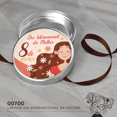 Latinha Personalizada Dia Internacional da Mulher - 00700 - comprar online