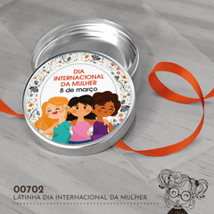 Latinha Personalizada Dia Internacional da Mulher - 00702 - comprar online