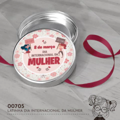 Latinha Personalizada Dia Internacional da Mulher - 00705 - comprar online