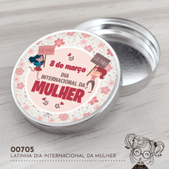 Latinha Personalizada Dia Internacional da Mulher - 00705