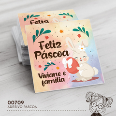 Adesivo Personalizado Páscoa - 00709
