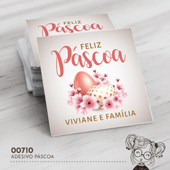 Adesivo Personalizado Páscoa - 00710
