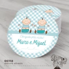 Adesivo Personalizado Gêmeos - 00718