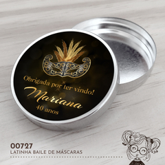Latinha Baile de Máscaras - 00727