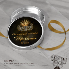 Latinha Baile de Máscaras - 00727 - comprar online