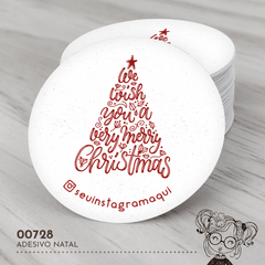 Adesivo Natal - 00728
