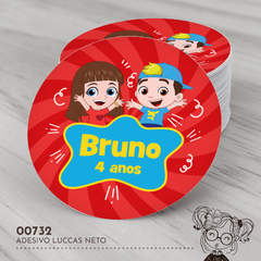 Adesivo Personalizado Luccas Neto - 00732